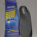 Plantar Fasciitis Feet Insoles Arch Supports Orthotics Inserts Relieve Flat Feet, High Arch (Mens 9-9 1/2 | Womens 11-11 1/2) (Gray)