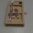 Panasonic Womens Facial Hair Remover and Eyebrow Trimmer with Pivoting Head, Includes 2 Gentle Blades for Brow and Face and 2 Eyebrow Trim Attachments, Battery-Operated  ES2113PC (5 Piece Set, Pink)