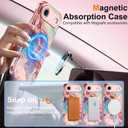 Btscase for iPhone Air Case [Compatible with Magsafe] [Military-Grade Drop Protection] Slim Anti-Scratch Smooth Touch TPU Bumper Shockproof Magnetic Phone Case for Women Girls Men, Rose Gold