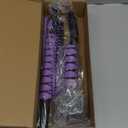 OUSHASAA 44" Ice Scraper and Snow Brush for Car Windshield with Extendable, 360° Pivoting, Soft Bristle Head, Foam Grip, for Car, Truck, SUV Window Tool (Purple)