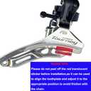 Bicycle Front Derailleur FD-TY300 3x6/7 Speed Tourney Up/Down Swing 31.8mm 34.9mm for Mountain Road Bike