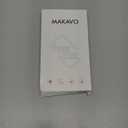 MAKAVO Magnetic for iPhone 16 Pro Max Case, Compatible with MagSafe, Built-in Camera Lens Protector, Logo View, Military Grade Drop Protection Phone Cover, Desert Titanium