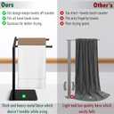 18" Premium Design Hand Towel Holder for Bathroom Towel Racks for Bathroom Freestanding Standing Towel Rack Bathroom Hand Towel Holder Countertop Towel Stand