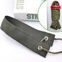 Tree Stake Kit, Heavy Duty Garden Stakes Kit Including 6 Pieces 11.8 Inches Steel Tree Stakes, 6 Pieces 15.8 Inches Tree Straps and 6 Rolls 13.1 Feet Ropes (6sets-Trees-Stake)