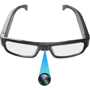 Camera Glasses HD 1080P Video Glasses Smart Glasses Outdoor Sport Action Glasses Camera for Cycling, Driving, Hunting, Hiking, Fishing