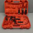 BETOOLL 9pc Hose Clamp Pliers, Professional Automotive with Flexible Wire Long Reach, Clic R Type Swivel Jaw and Flat Band Pliers for Coolant Radiator Heater/Water Hose (Red)