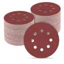 165 PCS 5 Inch Sanding Discs,Round Hook and Loop Sandpaper for Random Orbital Sander 40 60 80 120 150 240 320 400 600 Grit