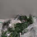 6FT Christmas Norfolk Pine Garland,Christmas Garland for Mantle Artificial Real Touch Cedar Garland with Pinecones and Red Berries, Faux Green Garlands for Mantle, Table, Indoor Outdoor Xmas Decor