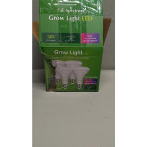 Briignite 4 Pack LED Grow Light Bulb, BR30 Grow Light Bulbs, Full Spectrum Grow Light Bulb 12W, 120W Equivalent, E26 Plant Light Bulbs, Grow Light for Indoor Plants, Seedlings, Greenhouse