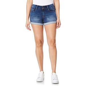 WallFlower Women's Ultra Denim Shorts Mid-Rise Insta Soft Juniors (Standard and Plus), Sizes 6