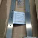 2 Pack Cable Railing Post Stainless Steel Adjustable Angle Intermediate Post for 1/8" Deck Cable Railing，Silvery