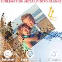 ToBeAce 10 Pcs Sublimation Metal Photo Blanks 11"x17", Large Aluminum Sublimation Sign Blanks, 0.45mm Thick Aluminum Sheet Blank for DIY, Frame, Gifts, Wall Art, Home Decor