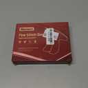 Stitch for Clothes Stitchy Tagging for Clothing Stitchy Quick Clothing Fixer -Includes 1,000 Black Fasteners & 1,000 White Fasteners & 6 Needles(hotpink+White)