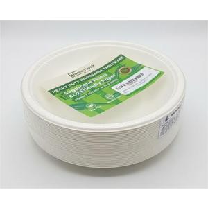 48 Oz Bowls Disposable  Heavy Duty Compostable Paper Bowls, Microwave Safe Large Bowls, Ideal for Restaurant Catering, Salads, Buffets & EcoFriendly Use  50 Pack [White]