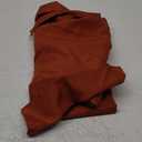 sancua Fall Tablecloth for 6 Foot Tables, 60 x 102 Inch Burnt Orange - Stain and Wrinkle Resistant Rectangle Table Cloth, Fabric Thanksgiving Table Cover for Dining Buffet Parties, Rust Pumpkin Orange