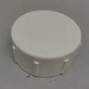 1-1/2 Inch FNPT Female Pipe Thread Plastic Pipe End Cap - 1-1/2 PVC Threaded Pipe Cap - PVC Pipe Fittings 1 1/2 Inch End Cap Sch 40 - PVC Threaded Plug for Home Sewer Plumbing Water Line -White