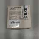 Funny Retro Record Coasters for Drinks with Vinyl Player Holder for Music Lovers,Set of 6 Conversation Piece Sayings Drink Coaster,Housewarming Hostess Wedding Registry Gift Ideas