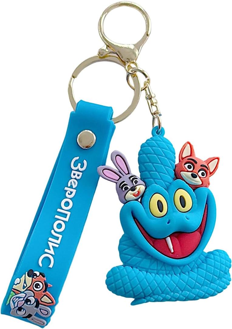 Cute Keychains for Boys, Cartoon Movie Theme Keychain, Backpack Key Key Chain Accessories Wristlet chain Car Charms
