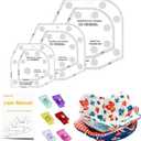 Bowl Cozy Template 3 Sizes, Sewing Patterns Quilting Templates, Quilting Rulers and Templates, Bowl Cozy Pattern for DIY Art Crafttemplate (Without Rotary Cutter)