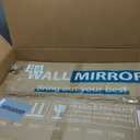 VooBang Arched Wall Mirror, 24 x 36 inch Arch Bathroom Mirror, Wall Mounted Vanity Mirror with Arch Metal Frame, Modern Bathroom Vanity Mirror for Bedroom, Living Room, Hanging or Leaning, Black