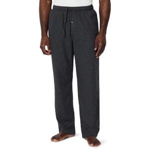 Amazon Essentials Men's Breathable Flannel Pajama Pant, Relaxed Fit, Drawstring, Cotton (Gray, S)