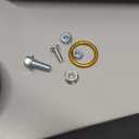 Motorcycle Muffler,28mm Exhaust Muffler with Heat Wrap, Motorcycle Exhaust Silencer for 50cc-125cc Dirt Bikes (CRF50/CRF70/XR50/SSR110/SSR125) Taotao DB10 DB14 Baja Xpro Apollo Rocketa TTR