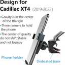 Car Phone Holder for 2019-2023 Cadillac XT4 Auto Accessories Navigation Bracket Interior Decoration Mobile Cell Phone Mount