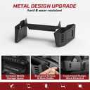 Metal Organizer Tray Compatible with 2011-2017 Jeep Wrangler JK/JKU, Sturdy Center Console Shifter Side Tray Storage Box Interior Accessories (Not for Manual Shift Vehicles and JL/JLU)
