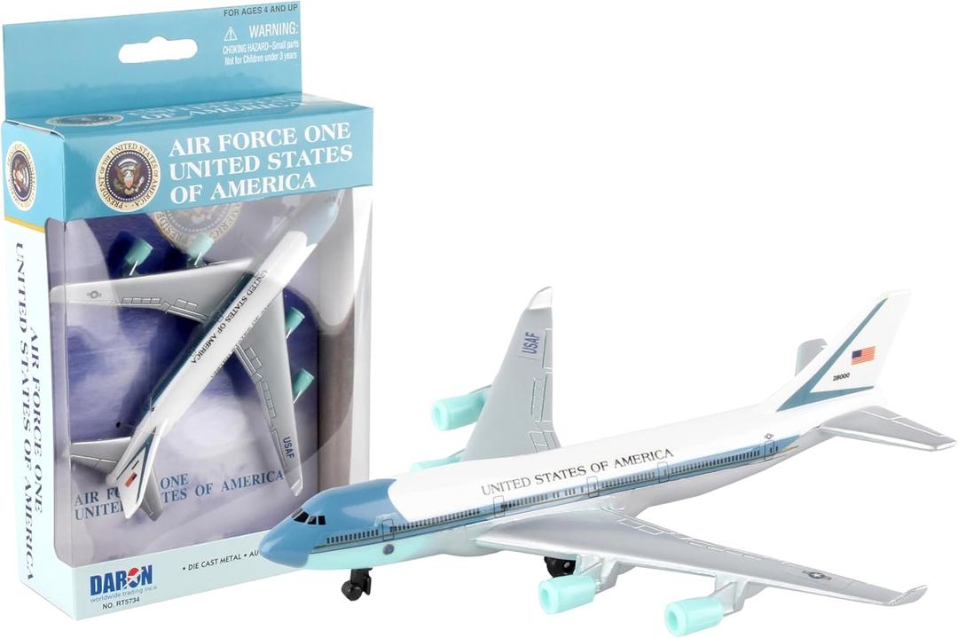Daron Air Force One Single Plane,White