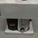 Qcen Juicer Machine, 800W Centrifugal Juicer Extractor with Wide Mouth 3 Feed Chute for Fruit Vegetable, Easy to Clean, Stainless Steel, BPA-free (Black)