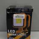 Work Light for Dewalt 20V Max: Cordless 2 COB 64W 6400Lumen Bright - Battery Powered USB Rechargeable Portable Flood LED Worklight for Outdoor Construction Camping,No Battery(2 PCS)