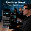 AI Smart Glasses with ChatGPT Bluetooth, Real-Time Translation, Music & Hands-Free Calls, Photochromic Lenses, UV & Blue Light Protection for Men & Women