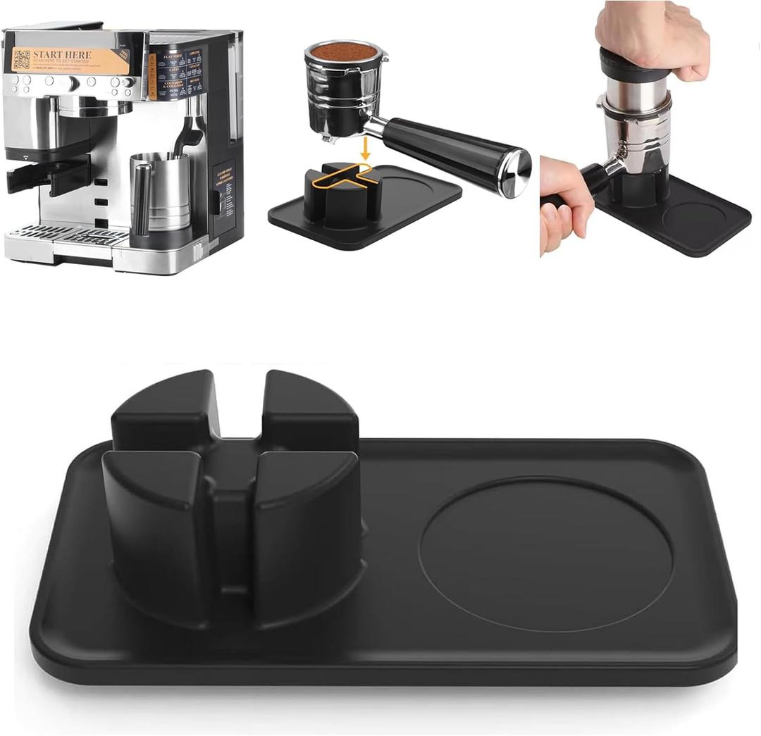 Ultimate Barista-Grade Espresso Tamping Base for Ninja Luxe Caf, Precision Portafilter Holder & Tamping Station, Elite Food-Grade Silicone, Ninja Espresso Machine Accessories