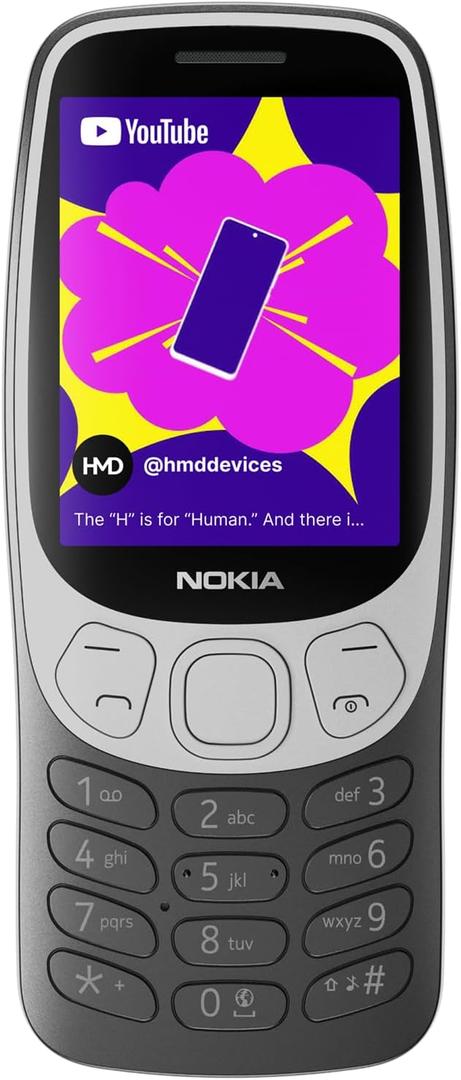 Nokia 3210 | Dual SIM | GSM | Unlocked | International Version | Grunge Black