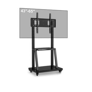43-65" Height Adjustable Mobile Stand for Smart Boards | with 4 Lockable Wheels & Universal Mount | Versatile Classroom, Home, Office Whiteboard Stand - Heavy-Duty Steel Frame 43-65" Height Adjustable Mobile Stand for Smart Boards | with 4 Lockable Wheels & Universal Mount | Versatile Classroom, Home, Office Whiteboard Stand - Heavy-Duty Steel Frame