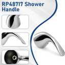 RP48717 Shower Faucet Handle Replacement for Delta 13/14 Series Tub and Shower Trim Kits, Single Lever Handle Repair Kit, Chrome