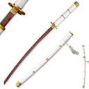 41 inches & 51inchs Zoro Katana Real Metal Anime Cosplay Sword, Stainless Steel,Yama Enma/Trafalgar Law/Luffy Kitetsu/shusui/wado ichimonji