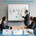 VOWNER Double-Sided Magnetic Whiteboard, 60" x 48" Mobile Dry Erase Board