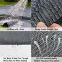RV Outdoor Mat 8x10 FT, Reversible RV Patio Rug, Blue-Gray, 240GSM Breathable Camping Mat for Camper, Motorhome, Trailer, Picnic, Beach, Backyard