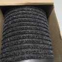 Notrax 109 Brush Step Carpeted Indoor/Outdoor Entrance Mat for Home or Office, 3' X 5', Absorbent Slip Resistant Heavy Duty Entry Mat, Charcoal, 109S0035CH