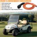 2.04.0620 EV Golf Cart Charging Power Cord Compatible with Evolution ICON EV Golf Carts 120V 3 Pin Charge Cable Assembly Replacement# ST-031016-PT