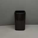 Mbillion Open top Trash Can with Removable Inner Bucket 2.4Gal/9L Small Waste Basket Stainless Steel Metal Trash Can for Bathroom Office,Brushed Black
