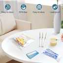 50 Sets 1mL Colostrum Syringes with Caps, Colostrum Collector Kit Include 50pcs 1mL Sterile Syringes, 1 Measuring Cup, 5 Storage Bags, 50 Labels