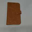 Leather Case Compatible with iPhone 15 Pro Max Wallet 6.7",Genuine Leather 2in1 Magnetic Detachable Shockproof Kickstand,Flip Folio Cover with Card Slot,Wireless Charging RFID Blocking Brown