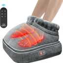 Snailax Shiatsu Foot Massager Machine with Heat, Electric Feet Massage for Deep Kneading Therapy, Plantar Fasciitis Relief and Circulation,Relax for Home or Office Use, Foot Warmers for Women,Men