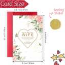 4 x Happy Wife Birthday Card from Husband, Best Birthday Gift Ideas for Her, Funny Birthday Gifts for Wife