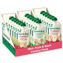 Beech-Nut Baby Food Variety Pack, Fruit & Root Veggie Blends Baby Food Pouches, Fruit & Veggie Purees, 3.5oz (18 Pack)