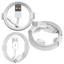 3-in-1 Universal Charging Cable Set | 3.3ft (1 Meter) Fast Charging & Data Sync Cord | Triple Connector Design for All Mobile Devices | Durable Portable White Cables (3-Pack)