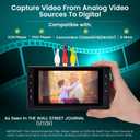 ClearClick Video to Digital Converter 3.0 (Third Generation) - Record Video & Audio from VCR's, VHS, AV, RCA, Hi8, Camcorder, DVD, Turntables, Cassette Tapes [Requires Working VCR/Camcorder & Tapes]