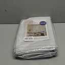 MIULEE Linen Textured Curtains for Bedroom Solid 100% Blackout Thermal Insulated Heathered White Grommet Room Darkening Curtains & Drapes Luxury Decor for Living Room Nursery 52 x 63 Inch (2 Panels)